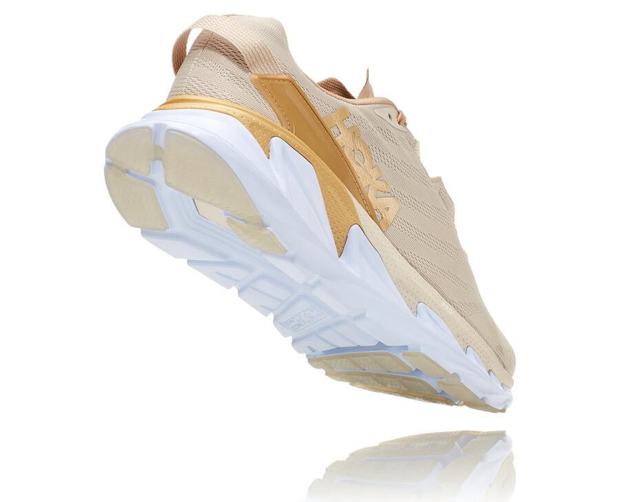 Running Shoes Mens - Hoka One One Elevon 2 - Beige - REWVPOX-21